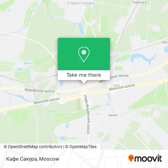 Кафе Сакура map