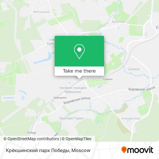 Крёкшинский парк Победы map