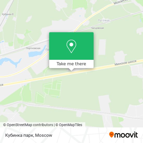 Кубинка парк map