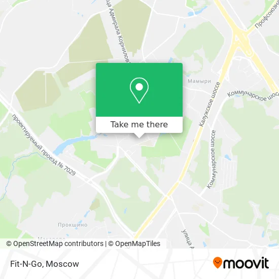 Fit-N-Go map