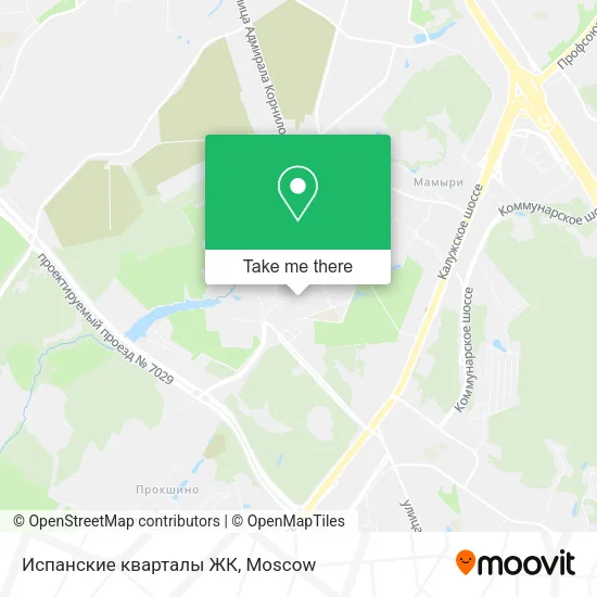 Испанские кварталы ЖК map