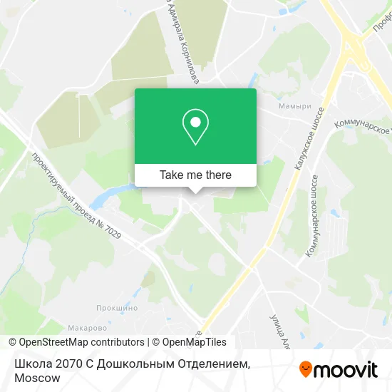 Школа 2070 С Дошкольным Отделением map