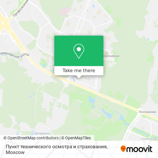 Пункт технического осмотра и страхования map