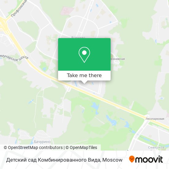 Детский сад Комбинированного Вида map