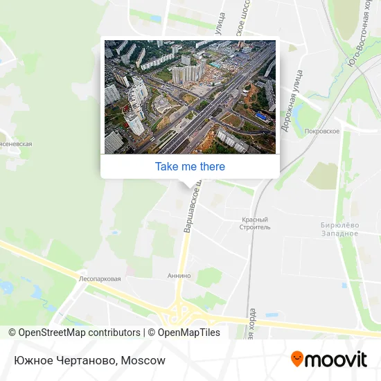 Южное Чертаново map