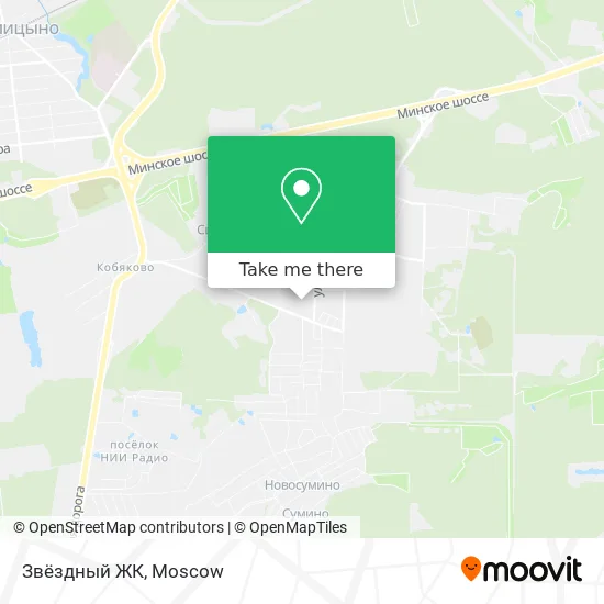 Звёздный ЖК map