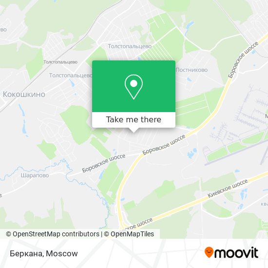 Беркана map
