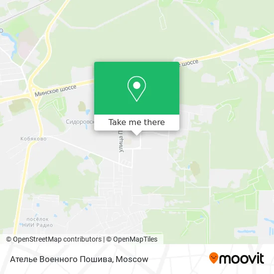 Ателье Военного Пошива map