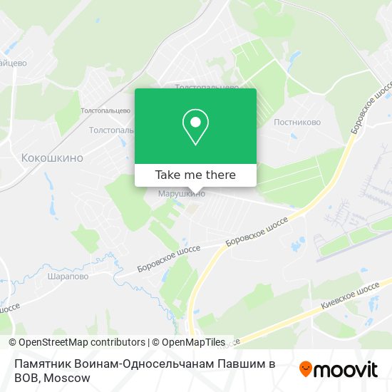 Памятник Воинам-Односельчанам Павшим в ВОВ map