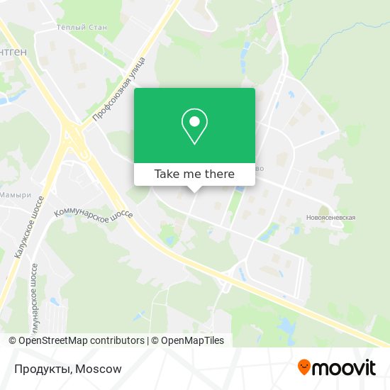 Продукты map