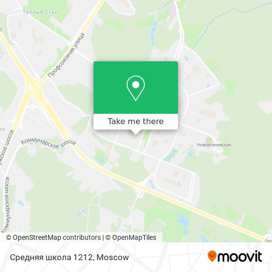 Средняя школа 1212 map