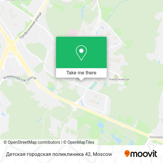 Детская городская поликлиника 42 map