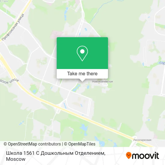 Школа 1561 С Дошкольным Отделением map
