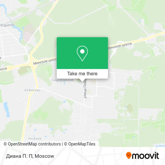 Диана П. П map