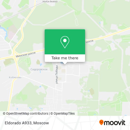 Eldorado A933 map
