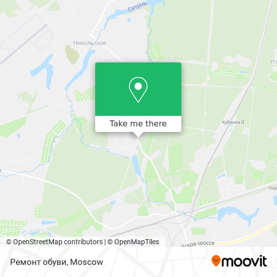 Ремонт обуви map