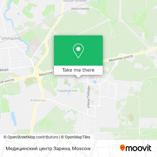 Медицинский центр Зарина map