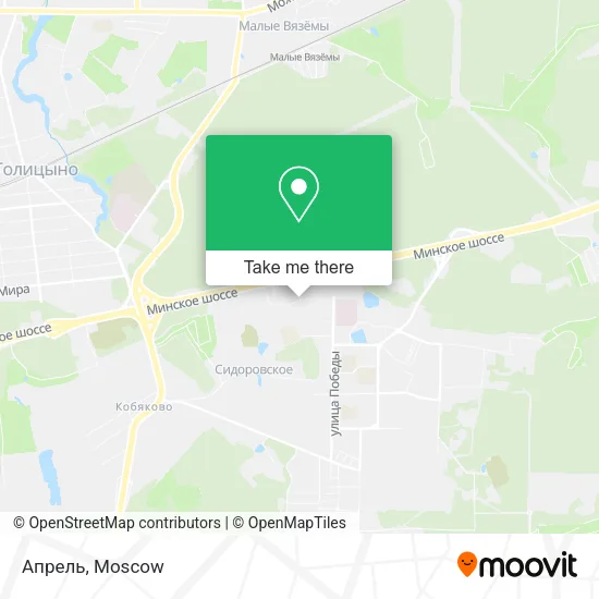 Апрель map