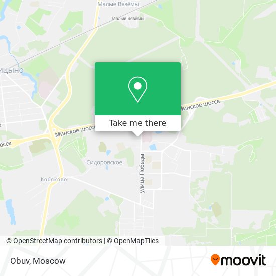 Obuv map