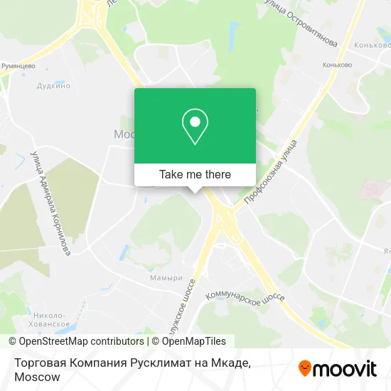Торговая Компания Русклимат на Мкаде map