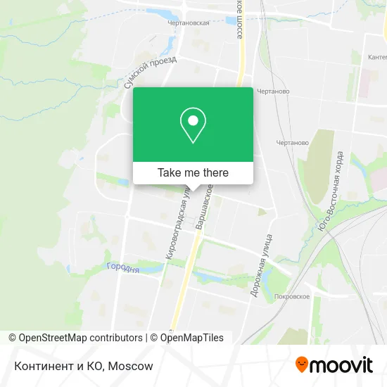 Континент и КО map