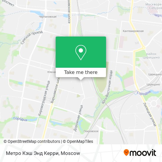 Метро Кэш Энд Керри map