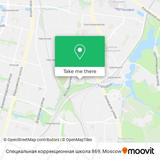 Специальная коррекционная школа 869 map