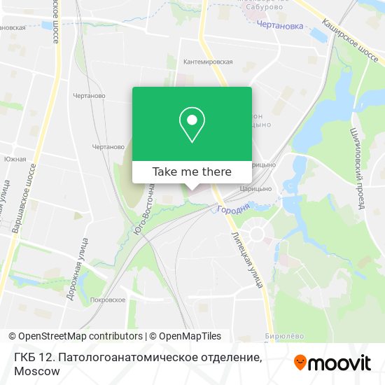 ГКБ 12. Патологоанатомическое отделение map