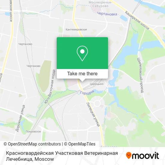 Красногвардейская Участковая Ветеринарная Лечебница map