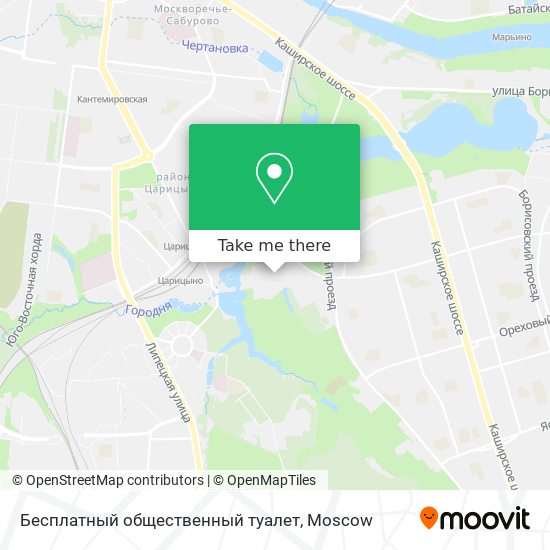 Бесплатный общественный туалет map