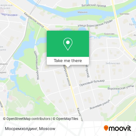 Мосремхолдинг map