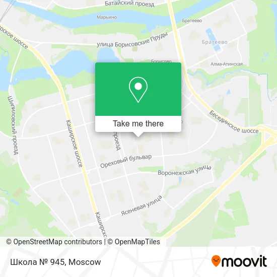 Школа № 945 map
