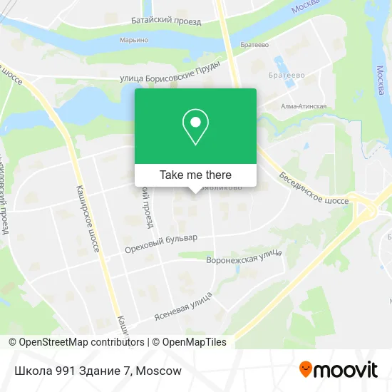 Школа 991 Здание 7 map