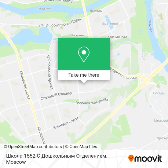 Школа 1552 С Дошкольным Отделением map