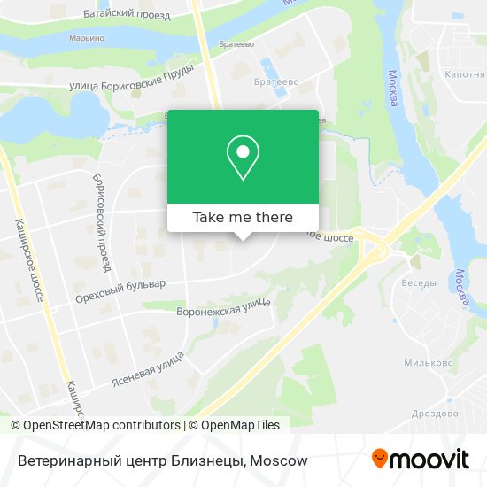 Ветеринарный центр Близнецы map