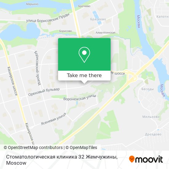 Стоматологическая клиника 32 Жемчужины map