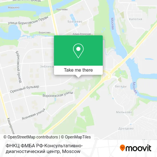ФНКЦ ФМБА РФ-Консультативно-диагностический центр map