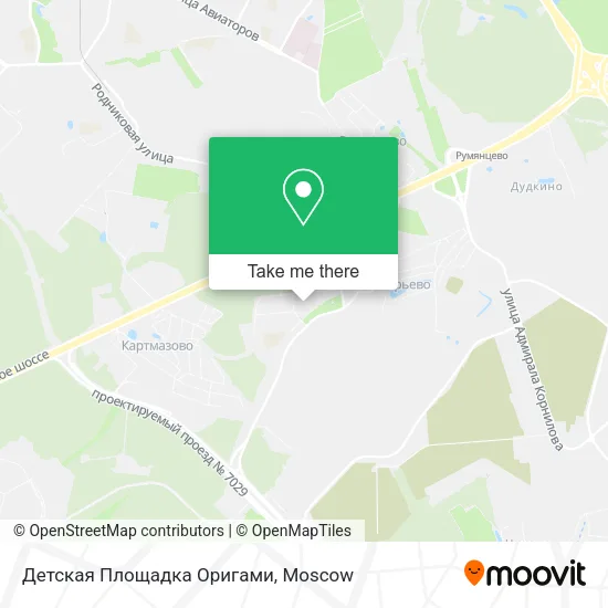 Детская Площадка Оригами map