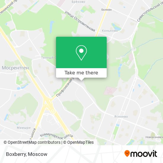 Boxberry map