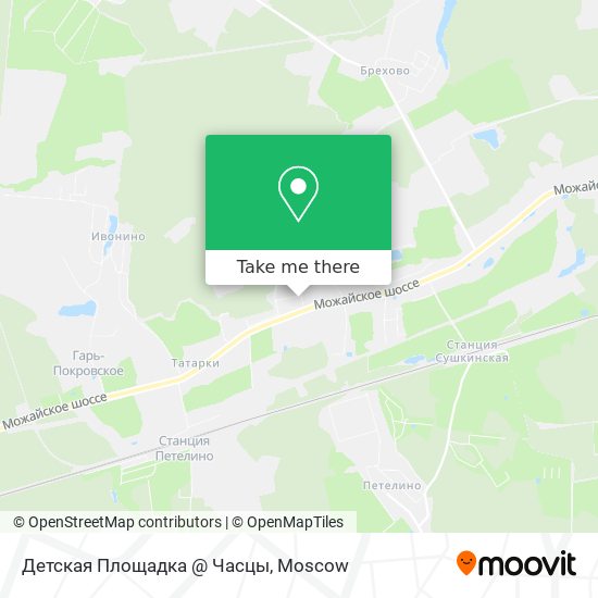 Детская Площадка @ Часцы map