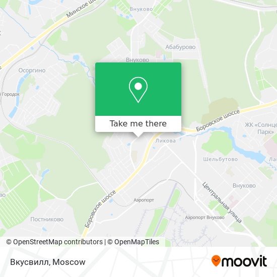 Вкусвилл map