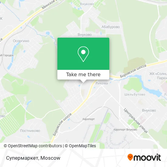 Супермаркет map