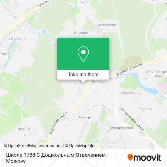 Школа 1788 С Дошкольным Отделением map