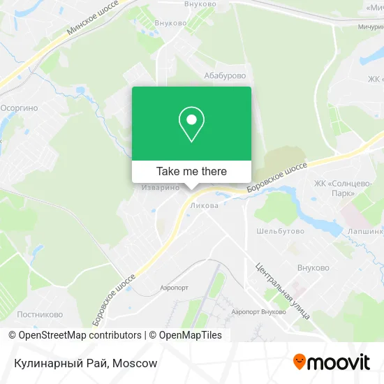 Кулинарный Рай map