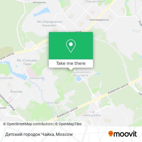 Детский городок Чайка map