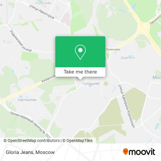 Gloria Jeans map