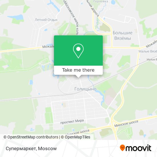 Супермаркет map