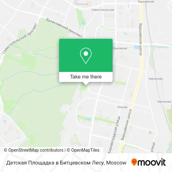 Детская Площадка в Битцевском Лесу map