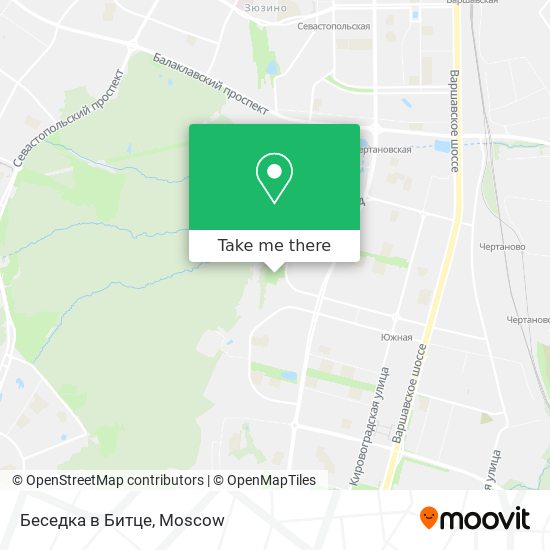 Беседка в Битце map