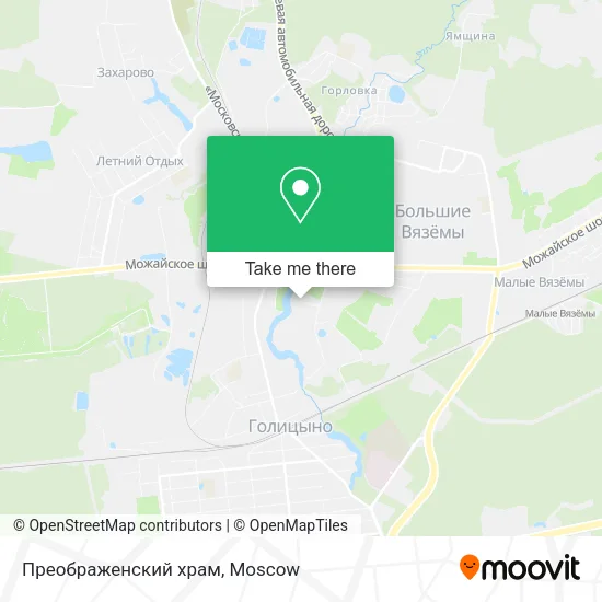 Преображенский храм map